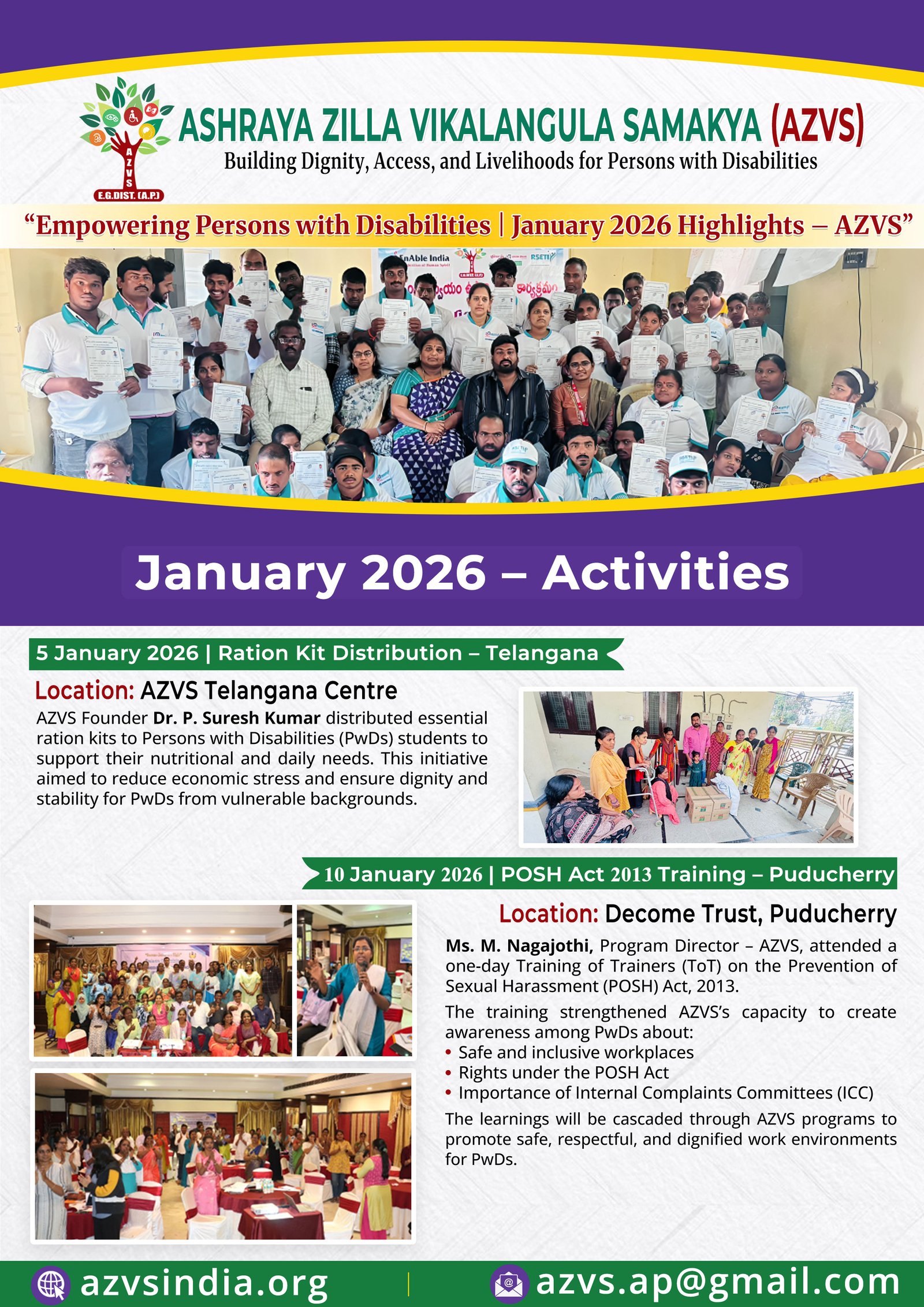 April Newsletter Part 1